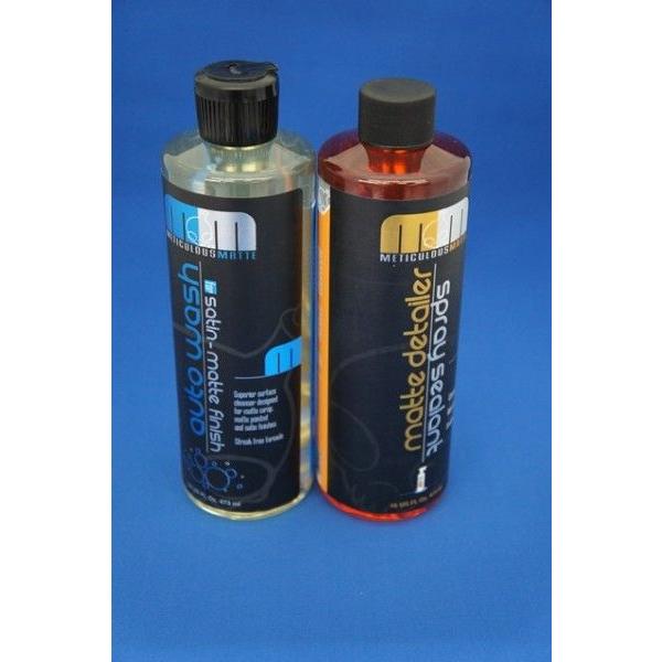 ラッピング車のメンテに　ケミカルガイズ　CHEMICALGUYS　matte detailer /auto wash ２本セット　473ｍｌ | 