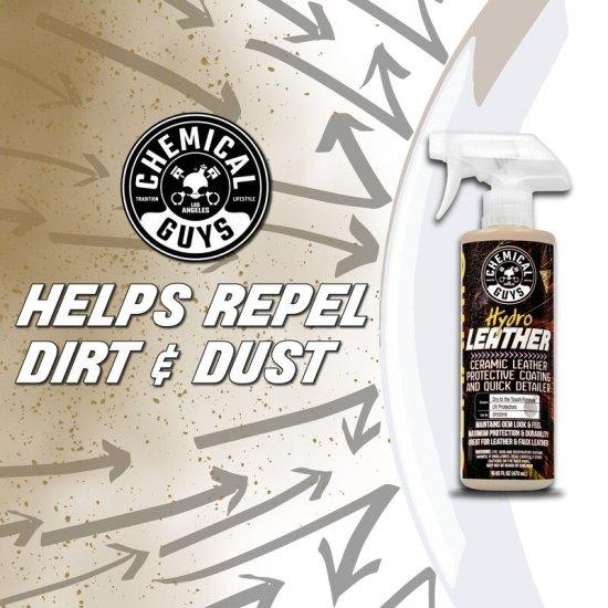 ケミカルガイス/Chemical GUYS/HYDROLEATHER CERAMIC LEATHER PROTECTIVE COATING AND QUICK DETAILERハイドロレザー |  | 03