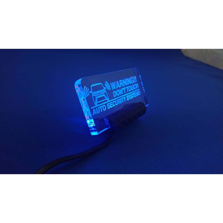 Voxy ヴォクシー アクリルｌｅｄスキャナー カーセキュリティ ダミー 青色 Coiastur Com