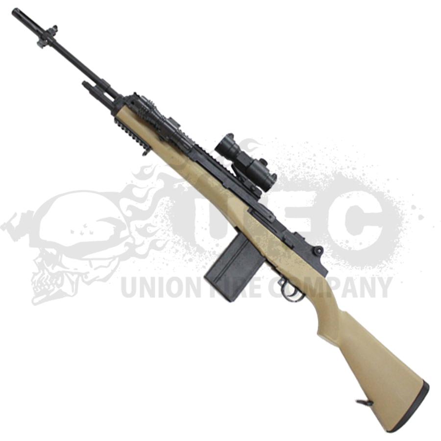 タイムセール5/21まで】AGM M14 エアコッキング ロング FDE