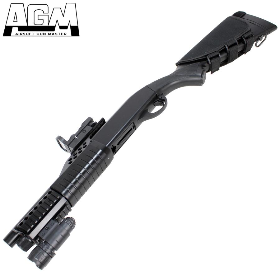 【セット売り】東京マルイ エアコキ２丁 AGM M180 固定ストック エアコッキングショットガン Set【予備マグ
