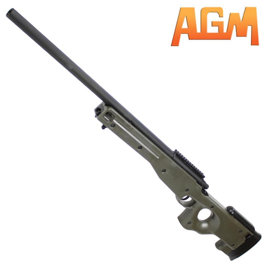 AGM L96 エアコッキングライフル OD【予備マガジン＆スコープセット