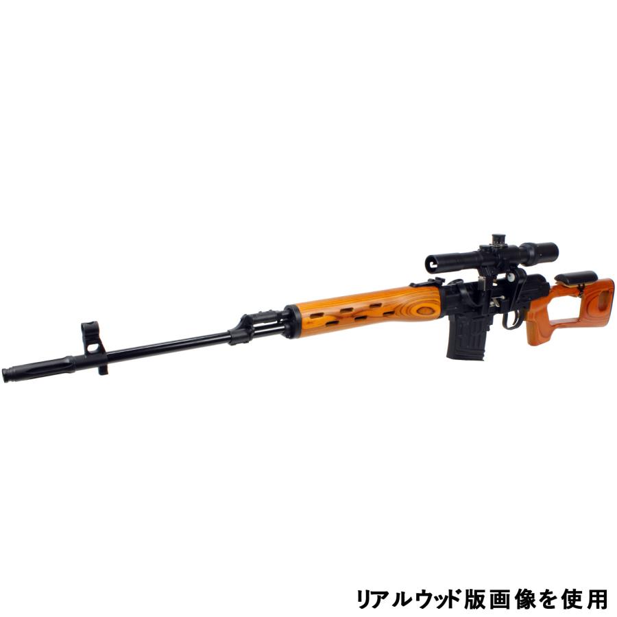 AGM SVDドラグノフ フルメタル エアーコッキング フェイクウッド【PSO-1タイプスコープセット】の画像