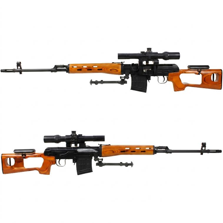 AGM Dragunov SVD エアコッキングガン リアルウッド【PSO-1タイプSVD