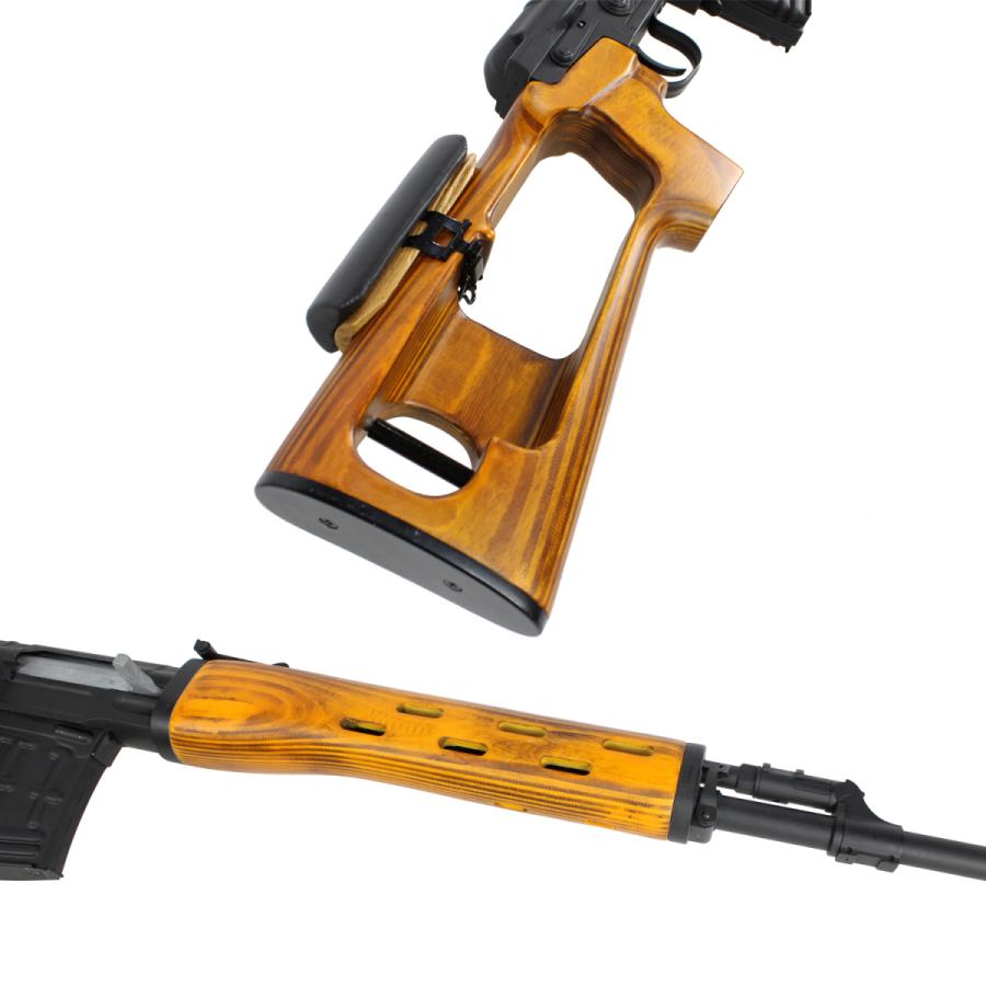 爆買 AGM SVD ドラグノフ エアーコッキング リアルウッド【180日間安心