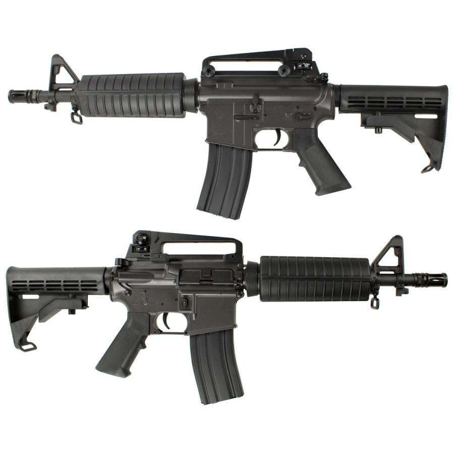 M4 電動ガン ブラック セミオート/フルオート　ブラックケース付き CYMA M4 CQB Coltストック フルメタル電動ガン BK : ガンモール大阪