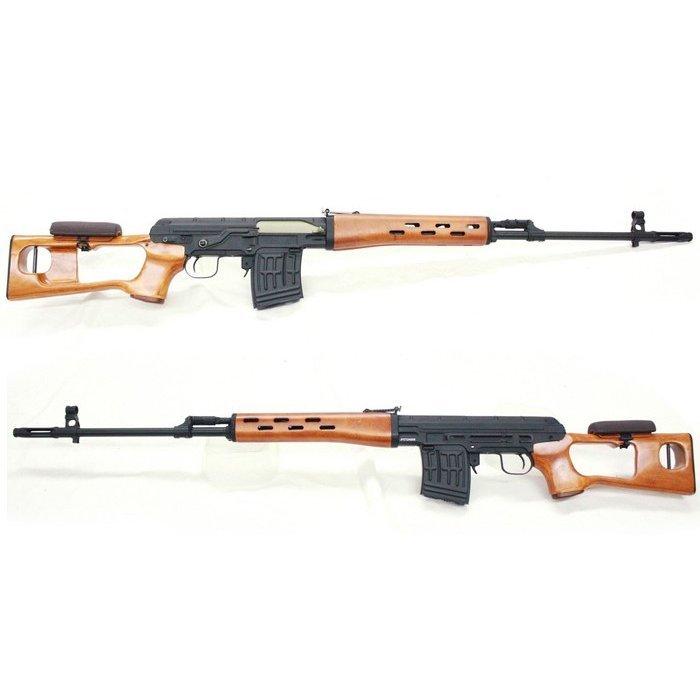決算特価商品 リアルウッド スナイパーライフル 電動ガン ロシア Cyma リアルウッド フルメタル電動ガン Svd ドラグノフ サバゲー ミリタリー