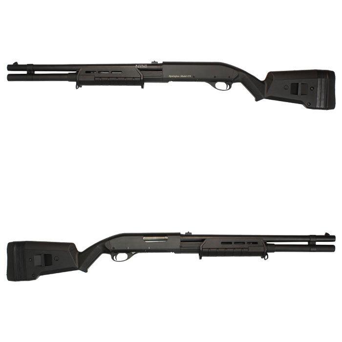 CYMA M870 M-Style ロング フルメタル BK : ガンモール大阪 ヤフー店