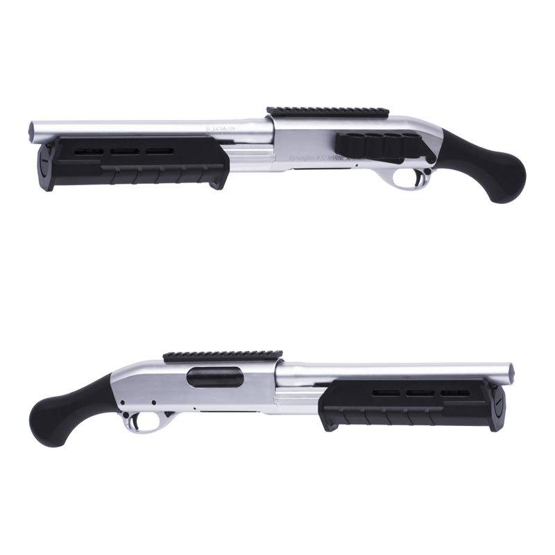 CYMA　M870 TAC-14 MARINE MAGNUM Tac.フルメタル SV 引き金を引いたままの状態で コッキングレバーを引く事で速射ができる機構 ラピッドファイヤー も可能となります