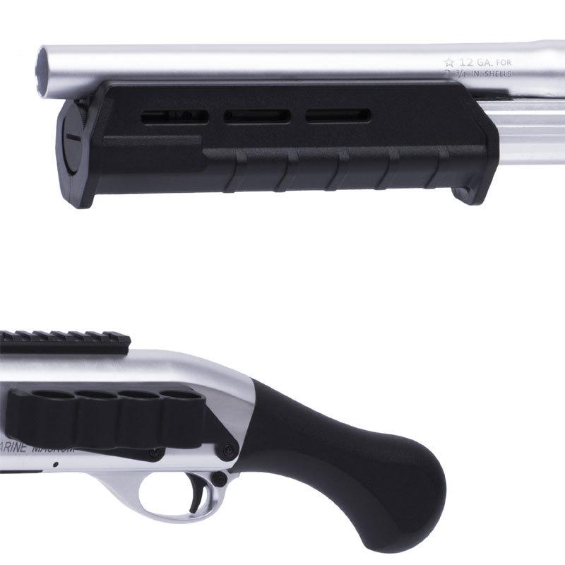 CYMA　M870 TAC-14 MARINE MAGNUM Tac.フルメタル SV 引き金を引いたままの状態で コッキングレバーを引く事で速射ができる機構 ラピッドファイヤー も可能となります