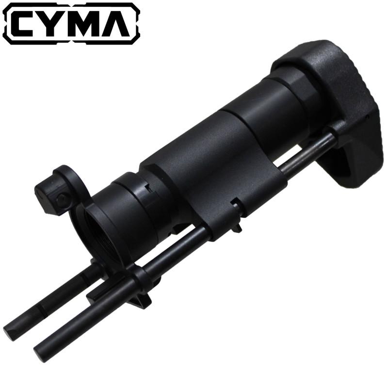 CYMA mp5k クルツ　PDWストック　ワイヤーストック CYMA MP5K用 CNC PDWワイヤーストック BK : ガンモール大阪 ヤフー店