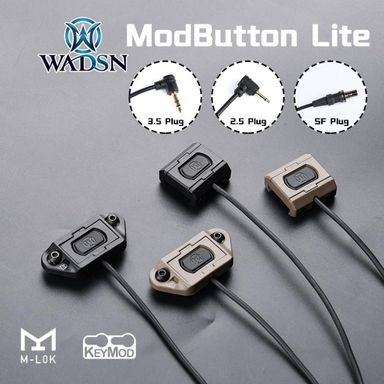 Modlite×UNITY ModButton Liteタイプ  20mmレール用スイッチ 2.5mm Plug BK｜aquamall