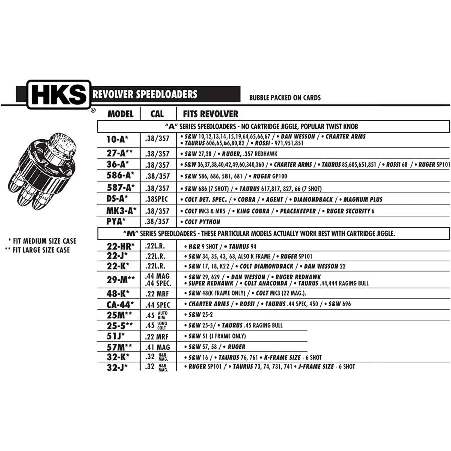 HKS スピードローダー .38spl / .357 S&W M10 etc｜aquamall｜03