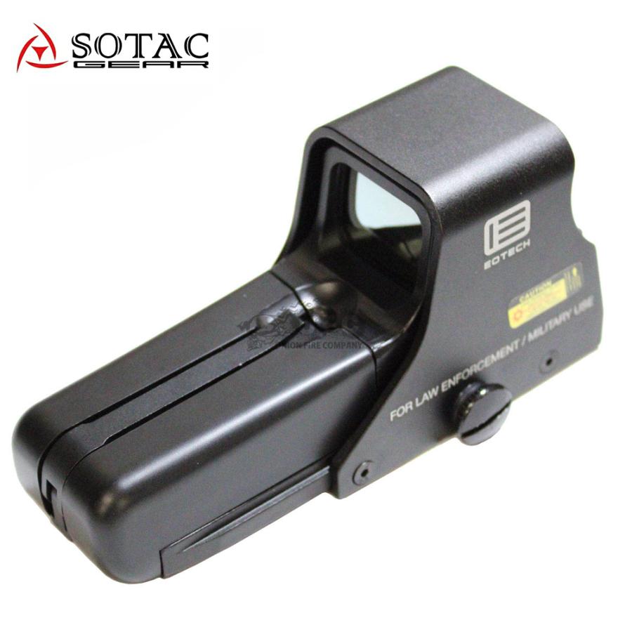 SOTAC EOTech 552タイプ R/Gドットサイト FLAG刻印 BK : ガンモール