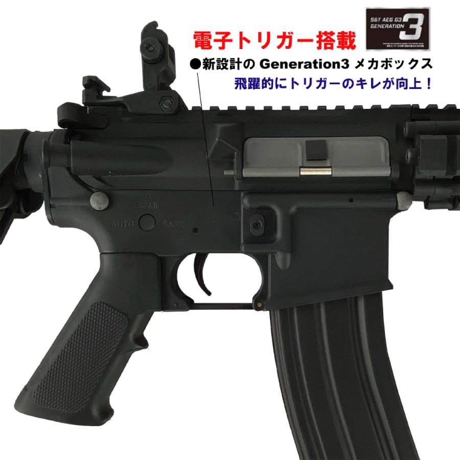 S&T Mk18 Mod.1 スポーツラインG3電動ガン BK(DANIEL DEFENSE刻印)（電子トリガーシステム搭載）【180日間安心保証つき】_2