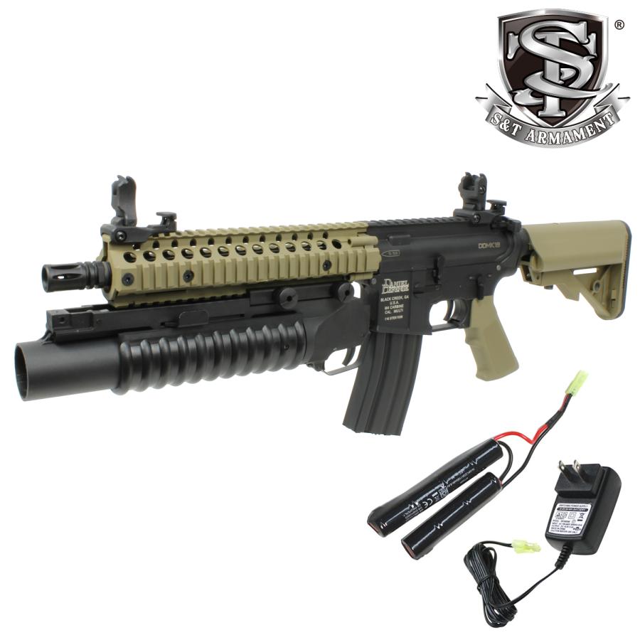 S&T Mk18 Mod.1 スポーツラインG3電動ガン DE（DD刻印） M203