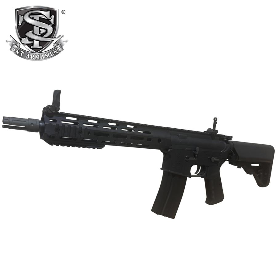 S\u0026T M4 URX4 M-LOK 11.5インチ チャレンジャーライン G3電動ガンBK(COLT刻印)（電子トリガーシステム搭載）【180日間安心保証つき】_1