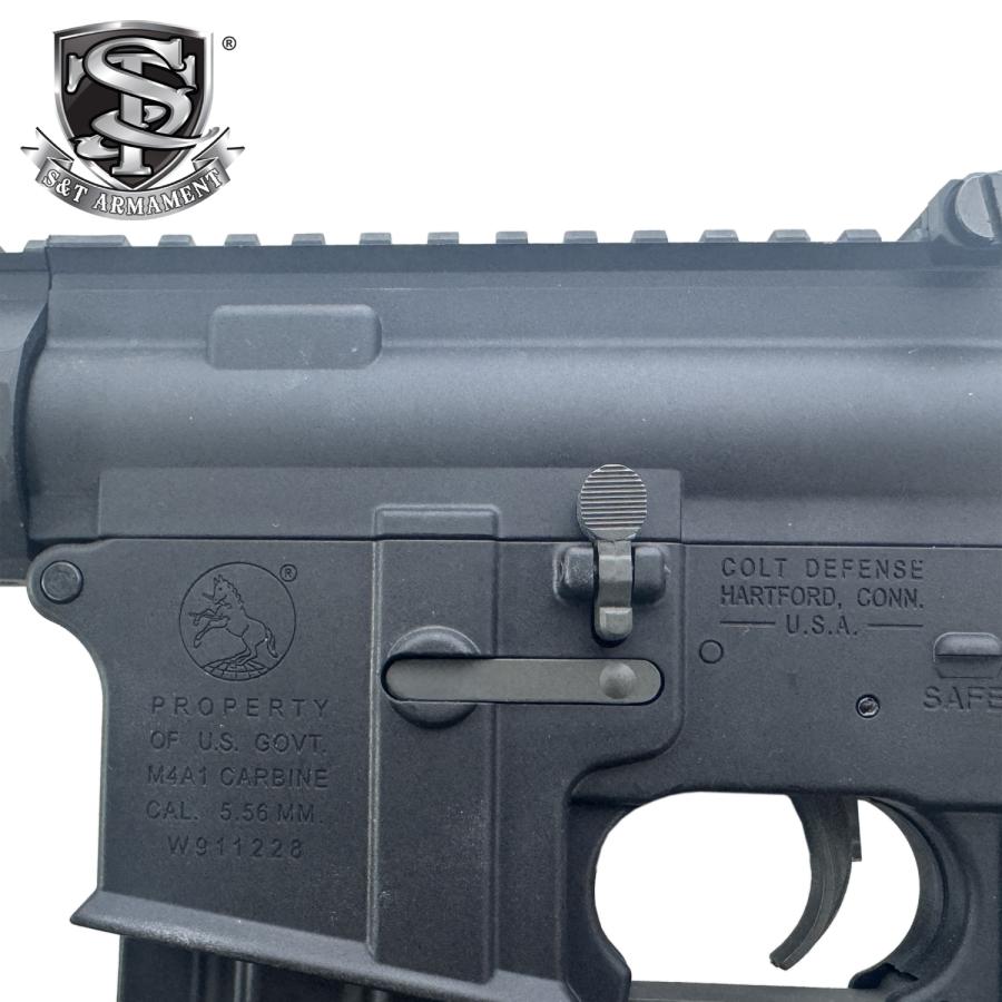 S\u0026T M4 URX4 M-LOK 11.5インチ チャレンジャーライン G3電動ガンBK(COLT刻印)（電子トリガーシステム搭載）【180日間安心保証つき】_4