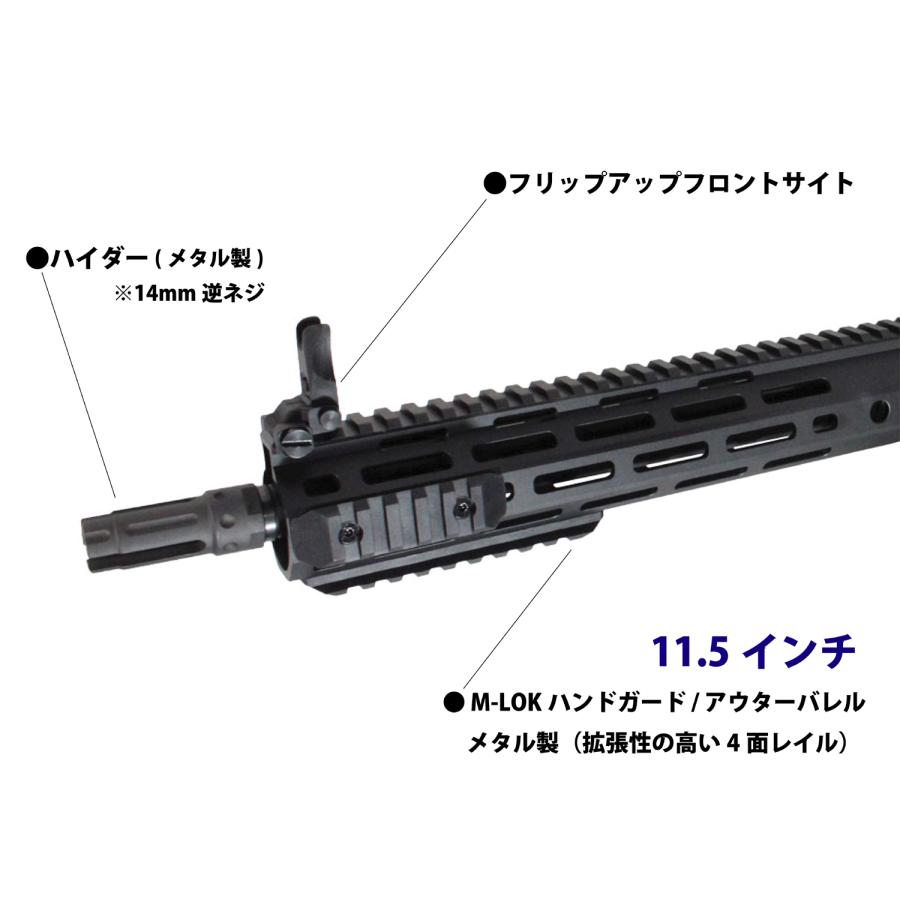 電動ガン ブラック 4マガジン付き 楽天市場】S&TM4 URX4 M-LOK 11.5