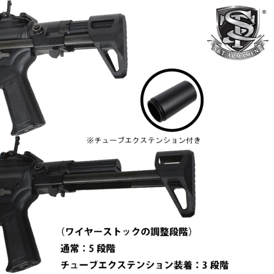 S\u0026T M4 URX4 M-LOK SD PDW-M チャレンジャーライン G3電動ガンBK(COLT刻印)_5