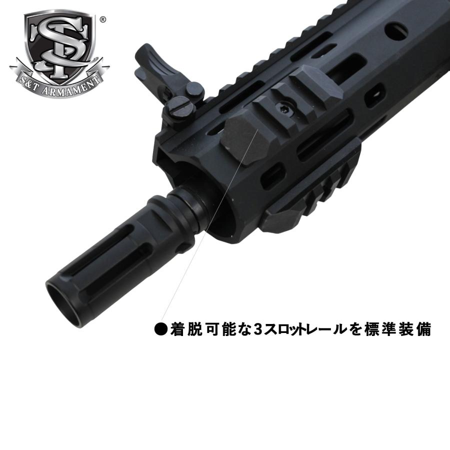 S&T M4 URX4 M-LOK PDW-S チャレンジャーライン G3電動ガンBK(COLT刻印
