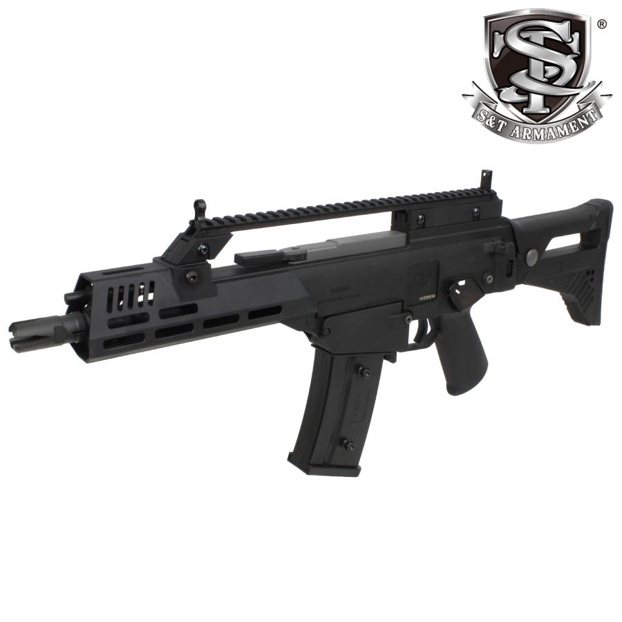 S&T G36C MLOK IDZ ガスブローバックガン BK【マガジンセット