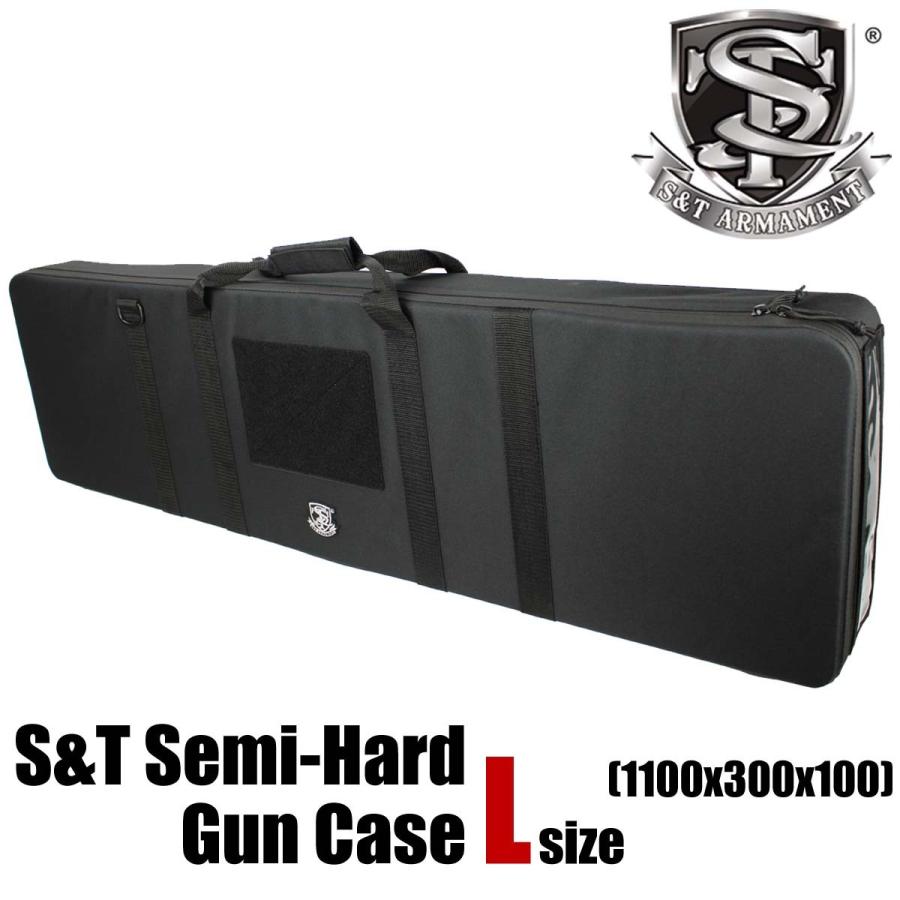 決算セール!!8/20まで】S&T セミハードガンケース L V2 BK