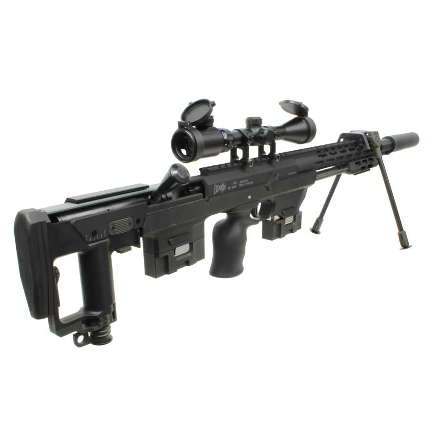 爆買 S&T DSR-1 ガスライフル BK ショートバレル【サイレンサー