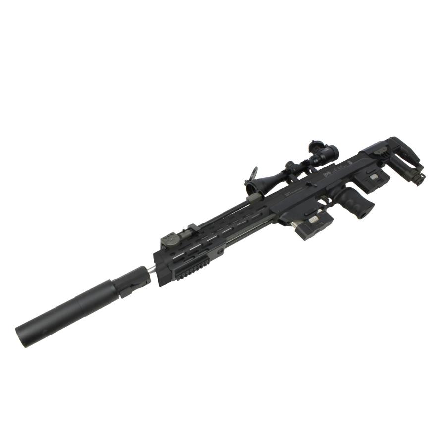 爆買 S&T DSR-1 ガスライフル BK ショートバレル【サイレンサー