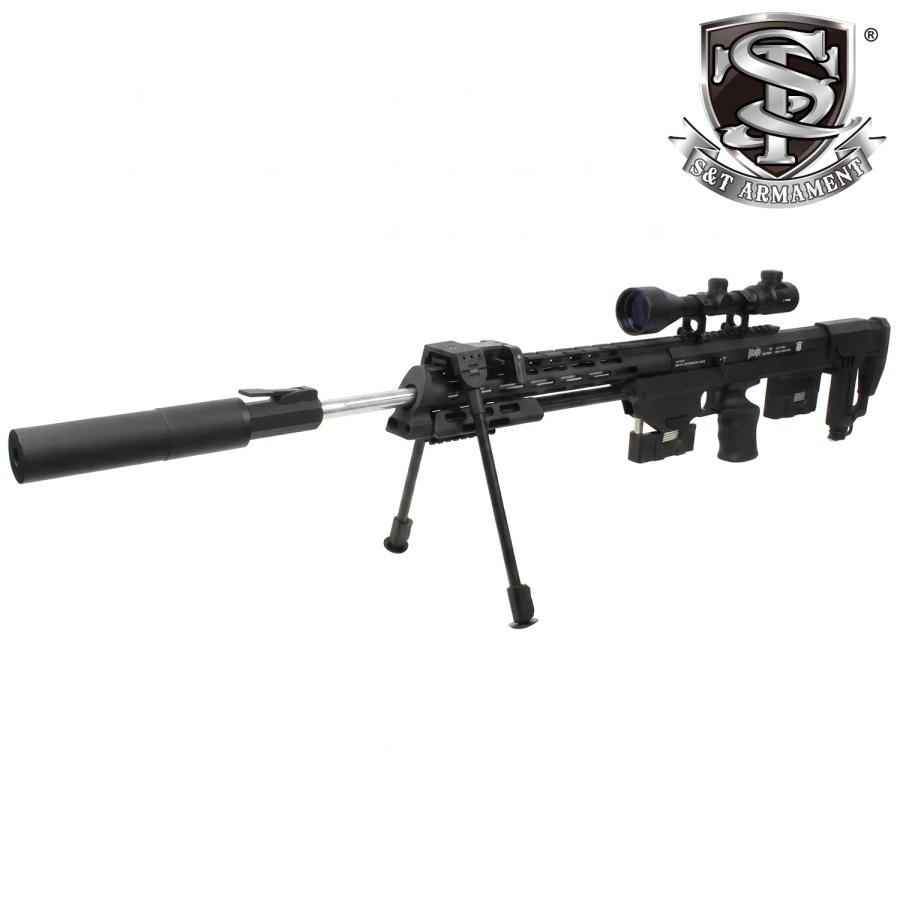S&T DSR-1 ガスライフル BK【ロングバレルセット＆サイレンサー