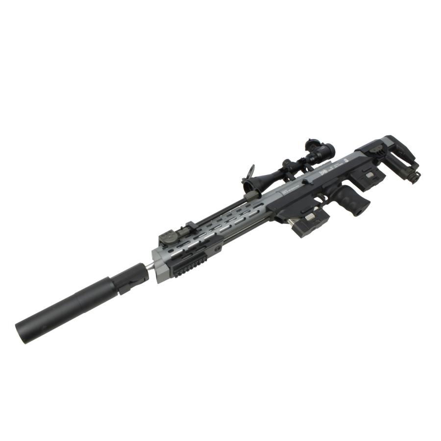 S\u0026T DSR-1 ガスライフル Grey ショートバレル【サイレンサー・スコープセット】_4