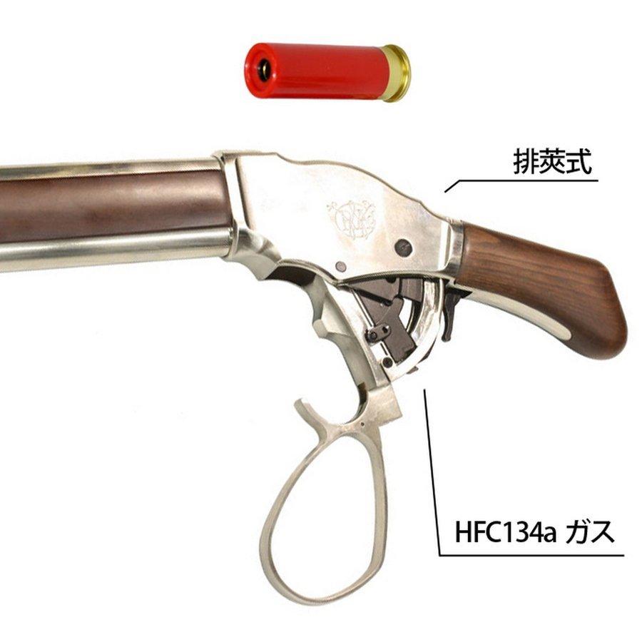 S&T ウィンチェスター M1887 ソードオフ ガスショットガン リアルウッド SV ワイドレバー（排莢式） ウィンチェスター
