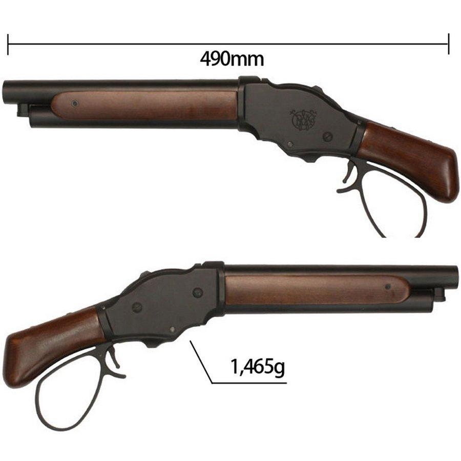 S&T ウィンチェスター Ｍ1887 ワイルドカード ガスショットガン リアルウッド BK ワイドレバー（排莢式） 