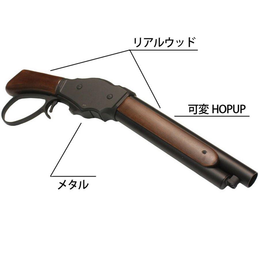 S&T ウィンチェスター Ｍ1887 ワイルドカード ガスショットガン リアルウッド BK ワイドレバー（排莢式） 