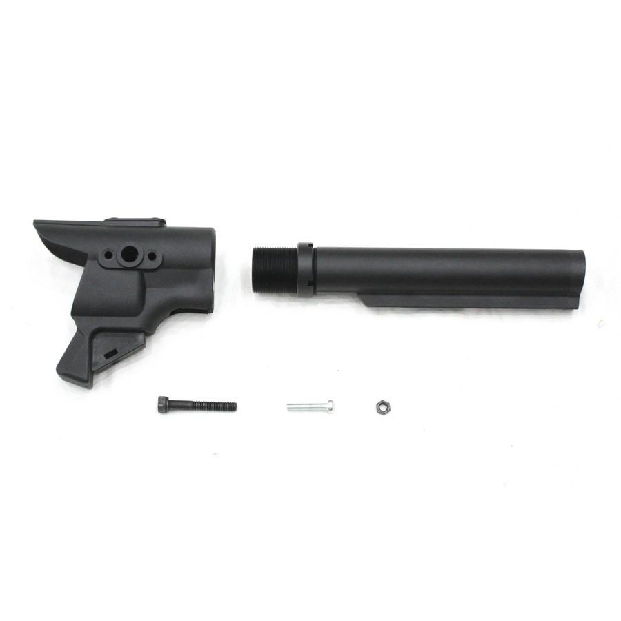 S&T M870 ストックパイプ付 M4グリップアダプター BK : ガンモール大阪