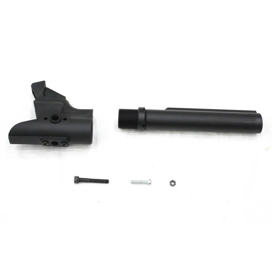 S&T M870 ストックパイプ付 M4グリップアダプター BK : ガンモール大阪