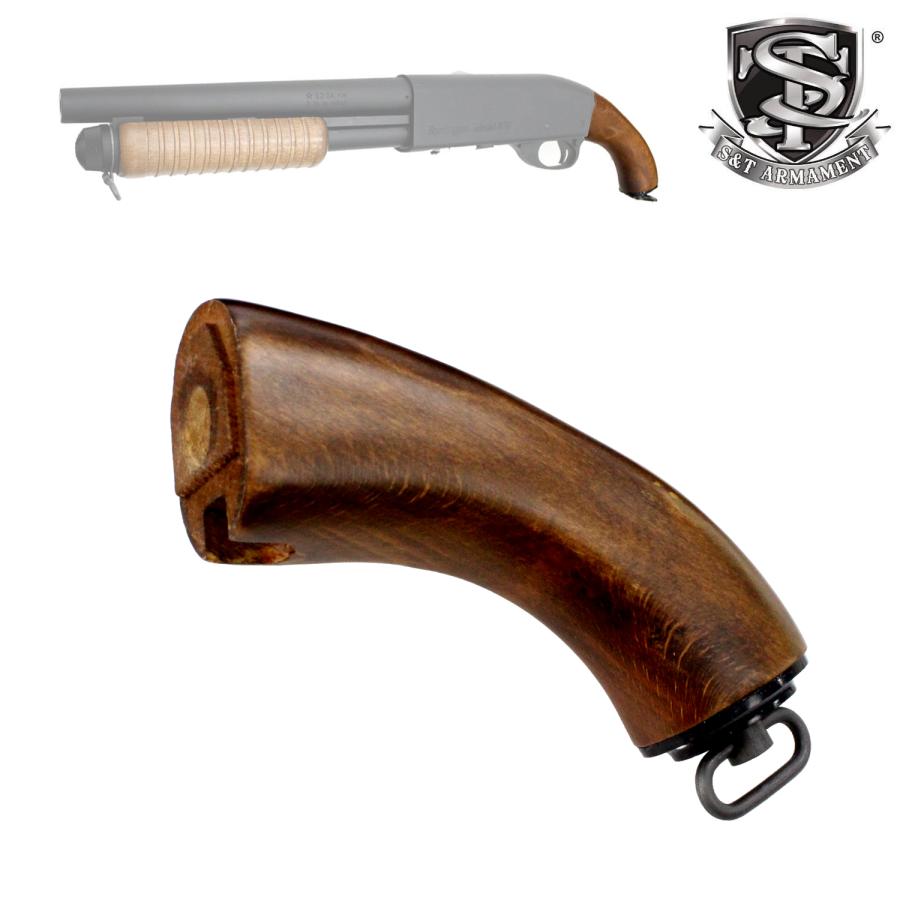 爆買 S&T M870 ソードオフグリップ リアルウッド : ガンモール大阪