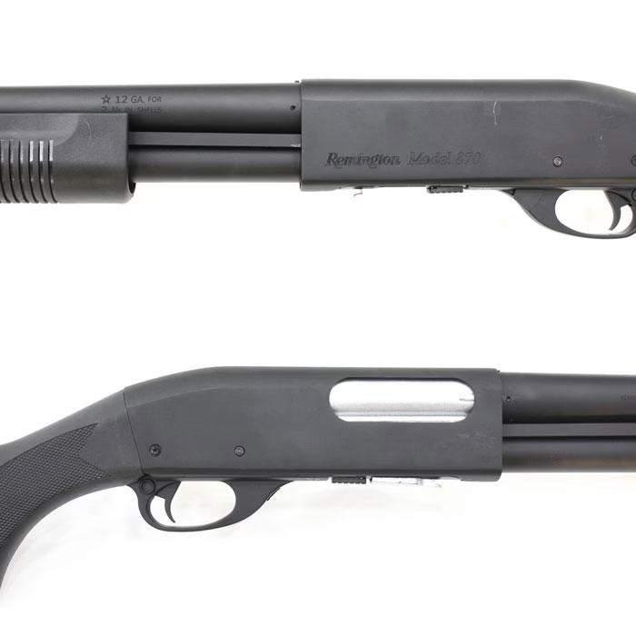 爆買 S&T M870 ミディアム エアーショットガン BK LMTクレーンストックカスタムセット_2
