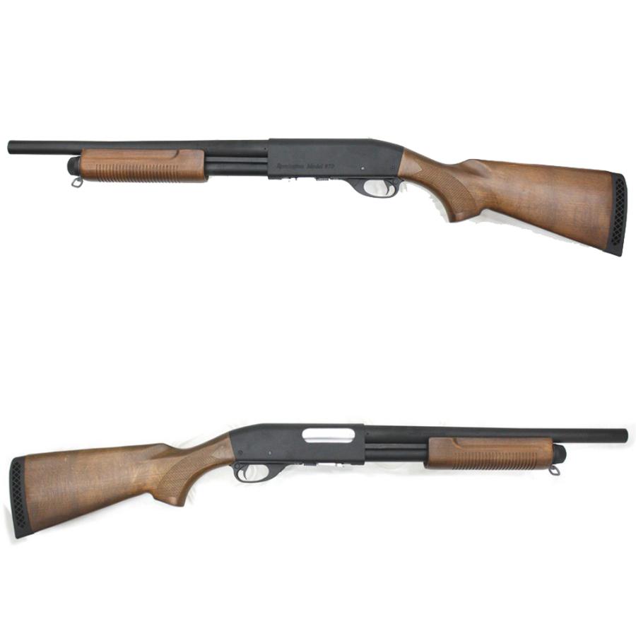 S&T M870 ミディアム リアルウッド エアーショットガン