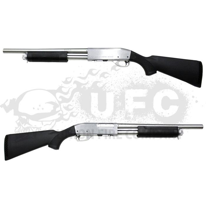 S&T M870 ミディアム エアーショットガン（Marine Magnum刻印）SV/BK 