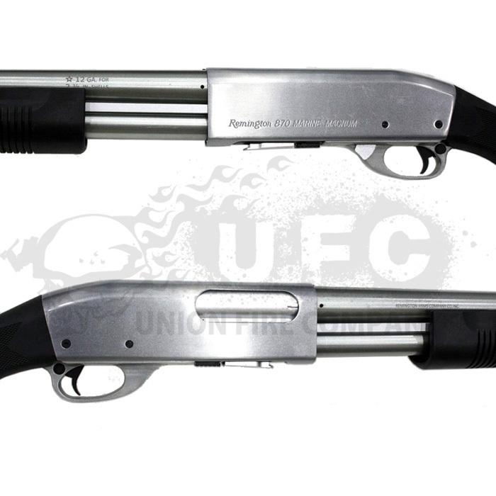 S&T M870 ミディアム エアーショットガン（Marine Magnum刻印）SV/BK 