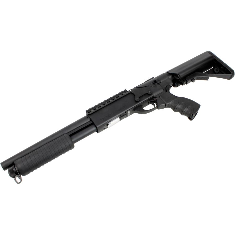 S&T M870 ショート エアーショットガン タクティカルカスタムセット BK
