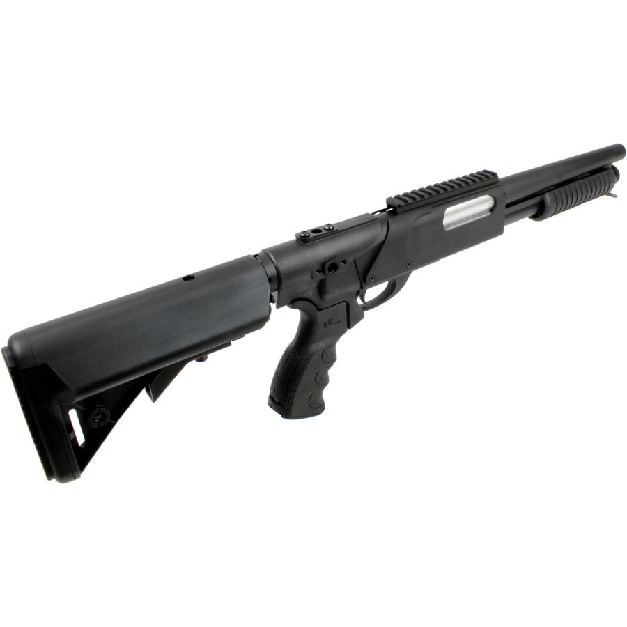 S&T M870 ショート エアーショットガン タクティカルカスタムセット BK