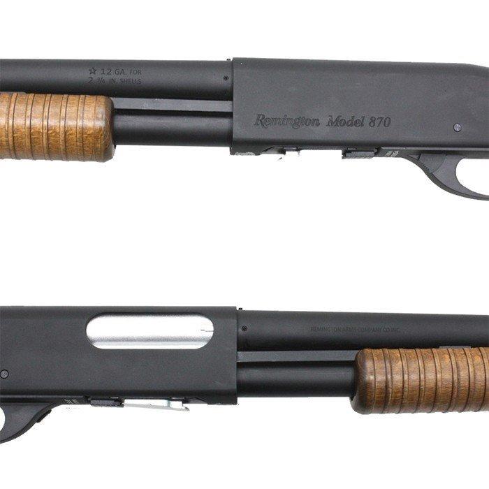 S&T M870 ソードオフ リアルウッド エアーショットガン : ガンモール