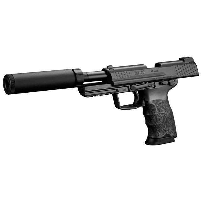 東京マルイ ガスブローバック HK45 タクティカル サイレンサー付 BK 