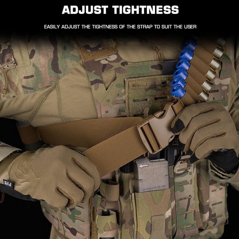 WOSPORT 40mmグレネード/ショットシェル バンダリア BK : ガンモール