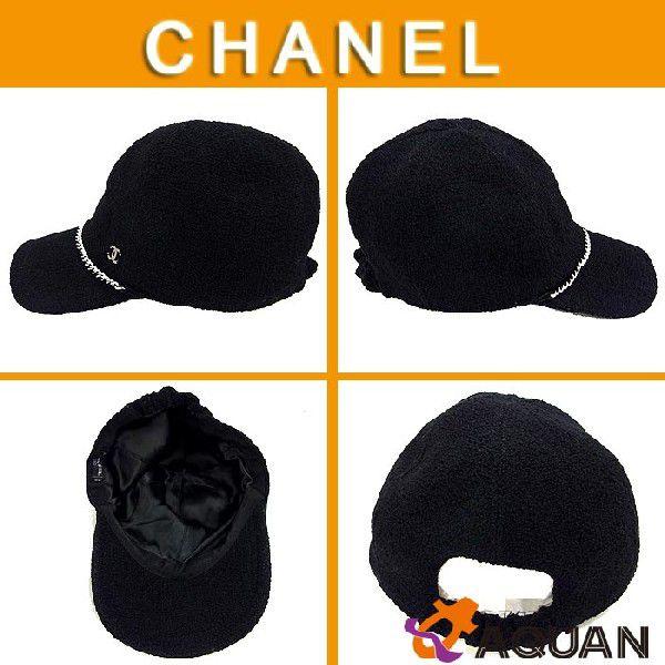 シャネル 帽子 キャップ CHANEL ココマーク チェーン レディース 