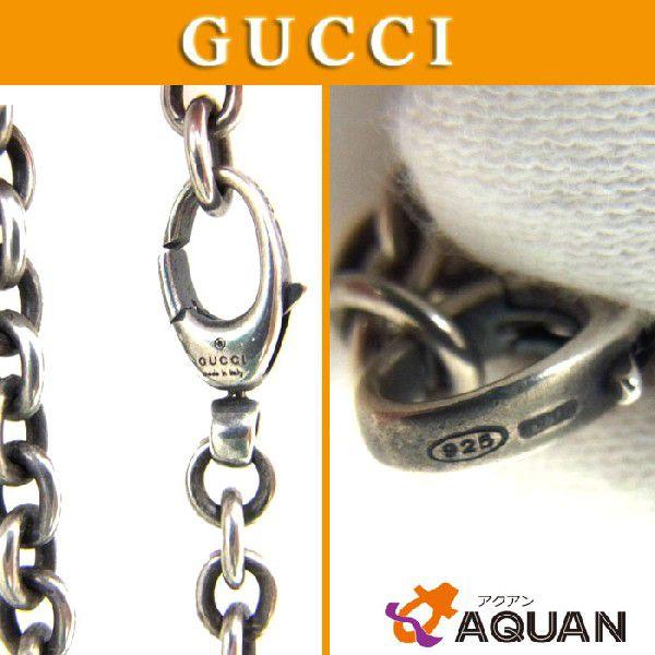 激レア✨GUCCI グッチ クロス 十字架 ネックレス シルバー 燻し銀 