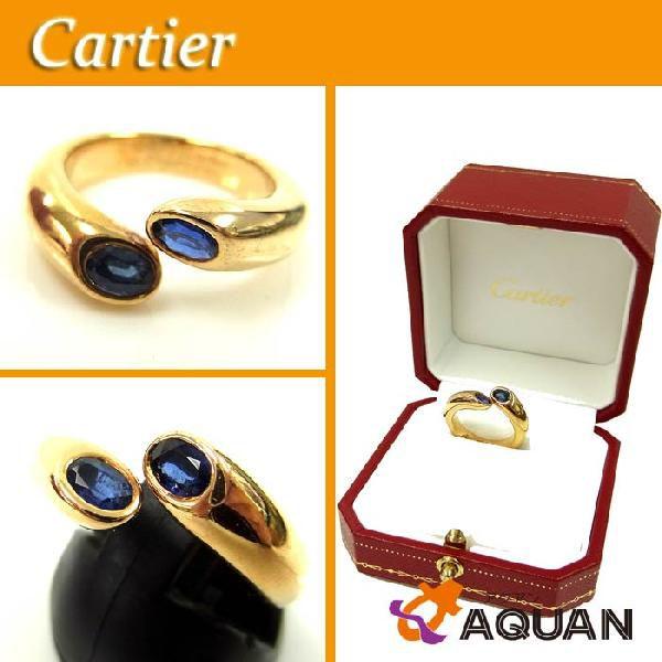 Cartier カルティエ エリプスドゥテッドリング K18 イエローゴールド 