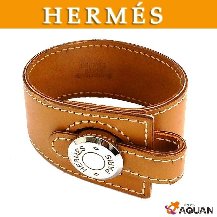 HERMES エルメス ダルヴィ ブレスレット バングル レザー セリエ  